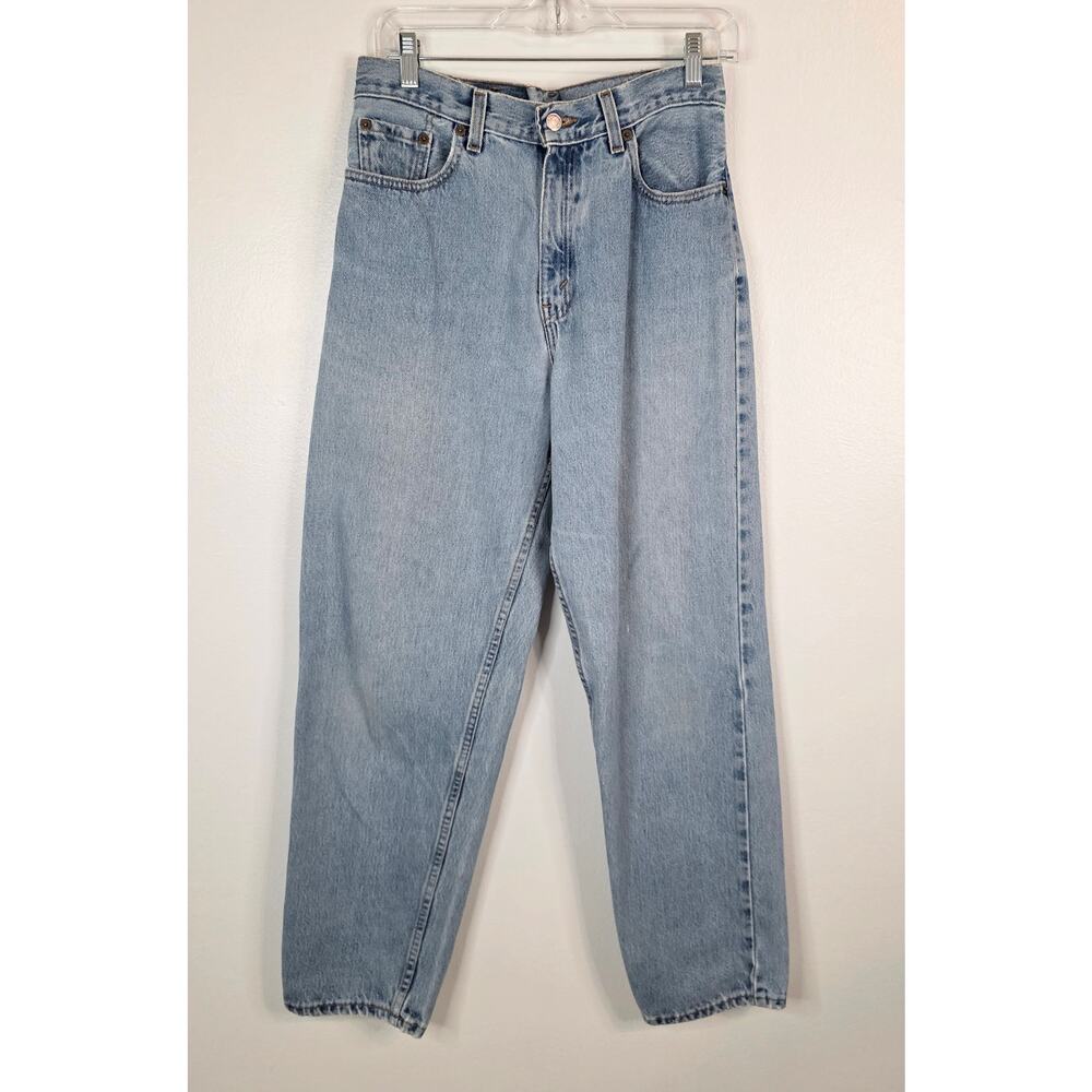 Vintage Levi's 560 Jeans Light Wash Loose Fit Straight Leg Miss Size 10 USA Made